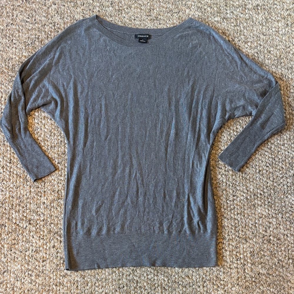 Cashmere blend Gray Women's Sweater Dress